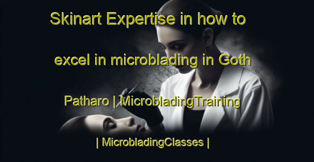 Skinart Expertise in how to excel in microblading in Goth Patharo | MicrobladingTraining | MicrobladingClasses | SkinartTraining-Pakistan